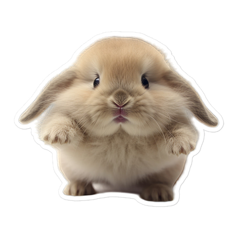 Mini Lop Bunny Sticker - Stickerfy.ai