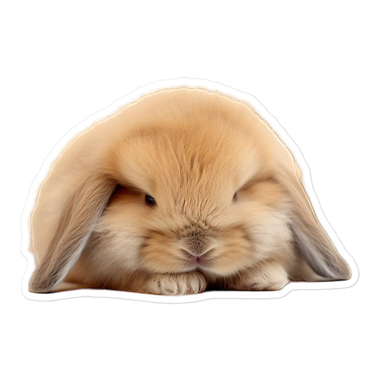 Mini Lop Bunny Sticker - Stickerfy.ai