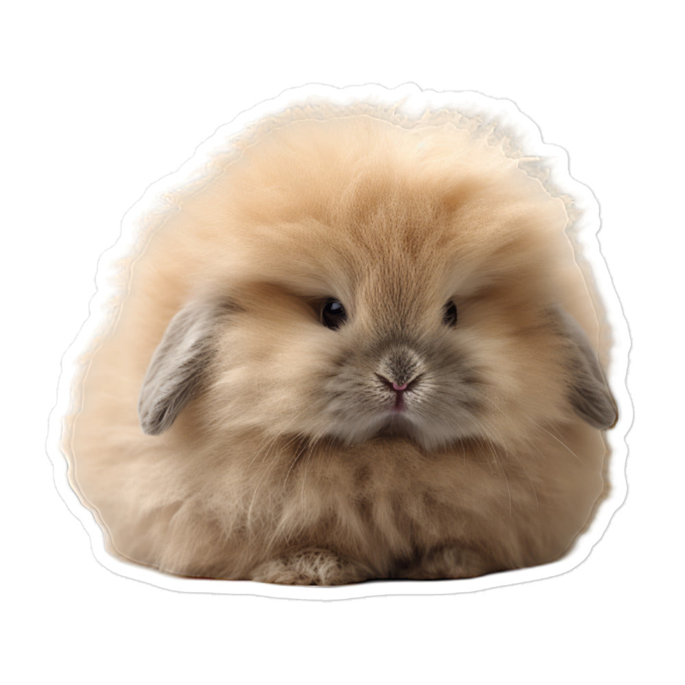 Mini Lop Bunny Sticker - Stickerfy.ai