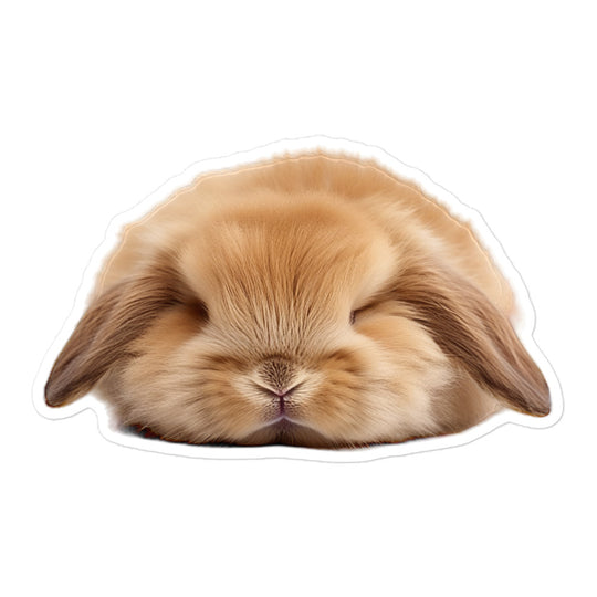 Mini Lop Bunny Sticker - Stickerfy.ai