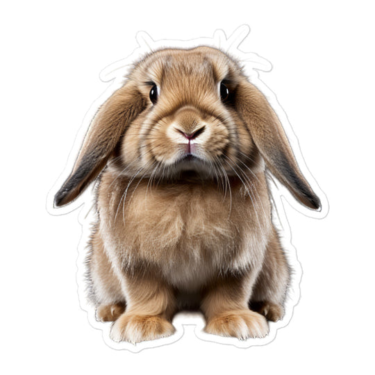 Mini Lop Bunny Sticker - Stickerfy.ai