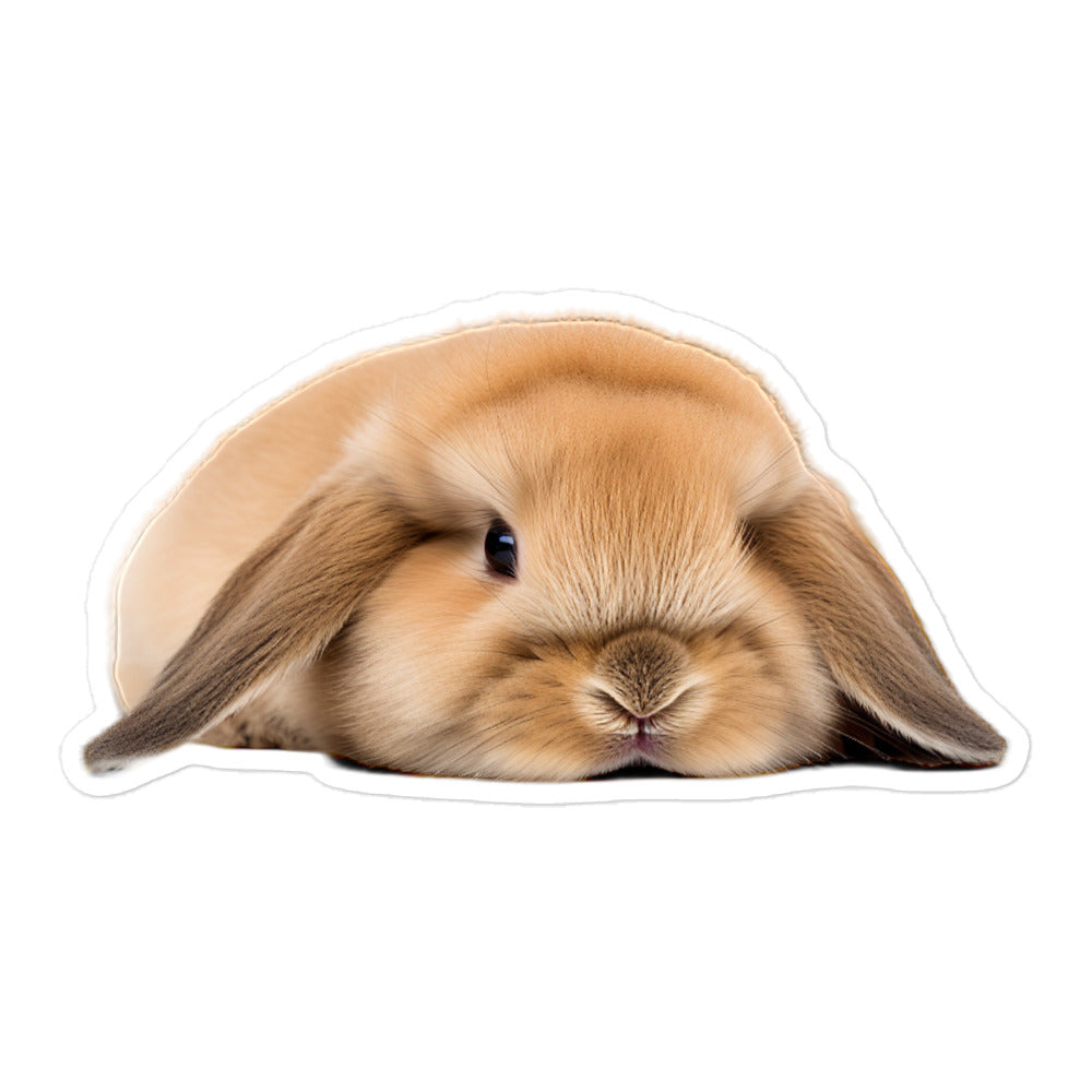Holland Lop Bunny Sticker - Stickerfy.ai