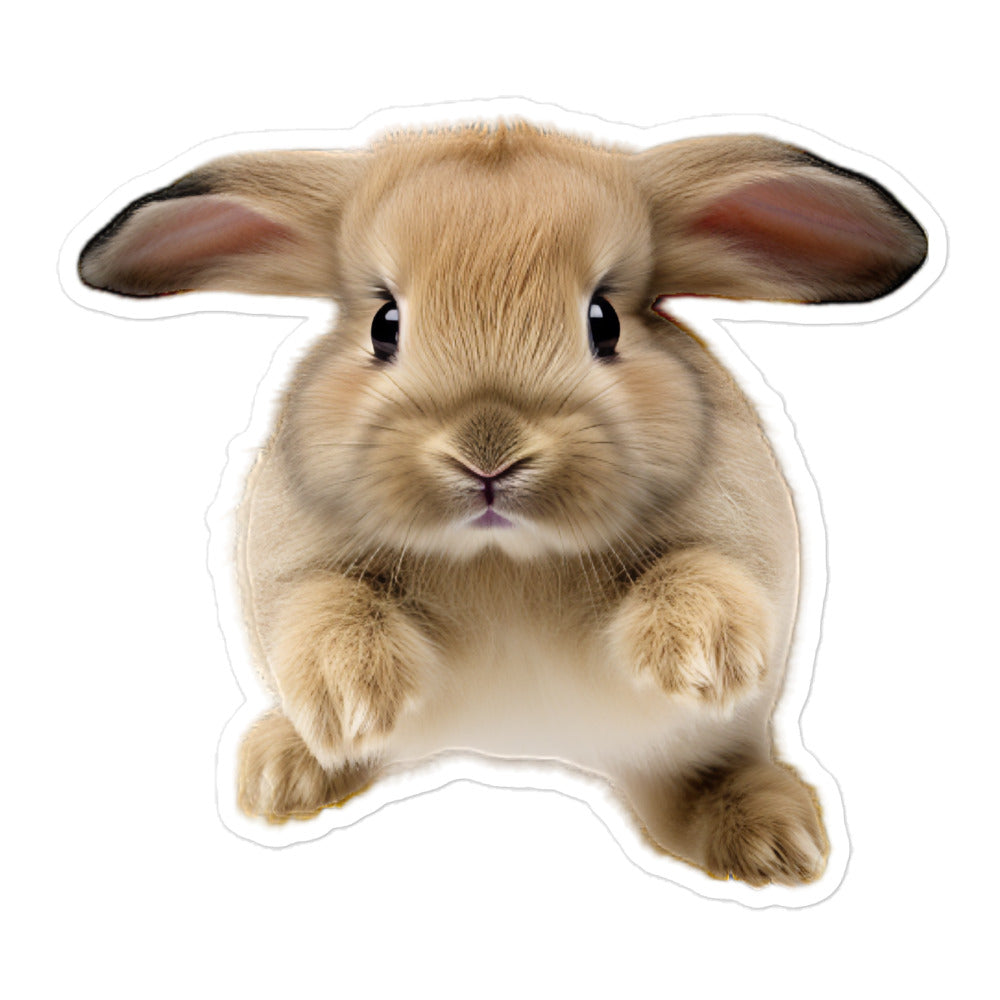 Holland Lop Bunny Sticker - Stickerfy.ai