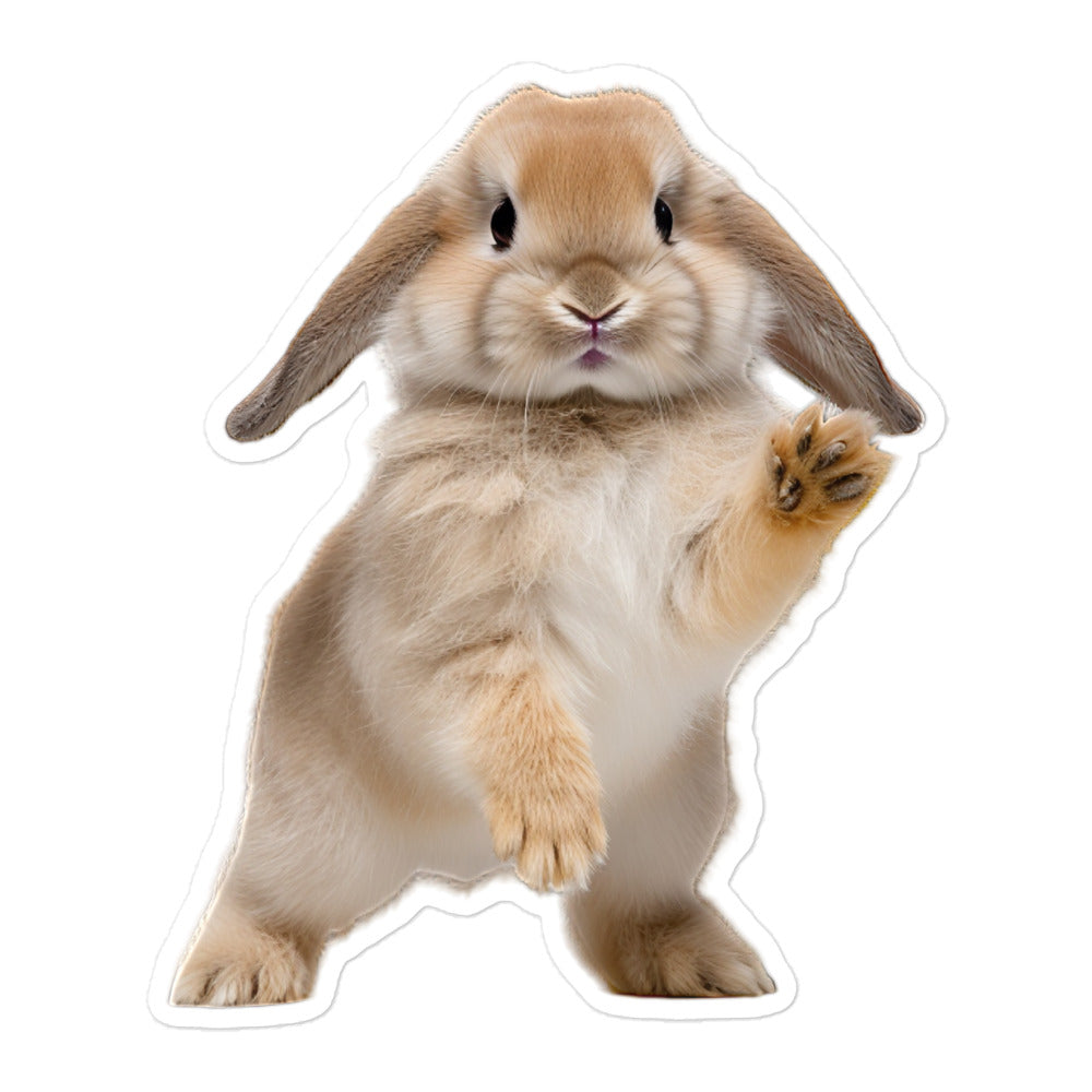 Holland Lop Bunny Sticker - Stickerfy.ai