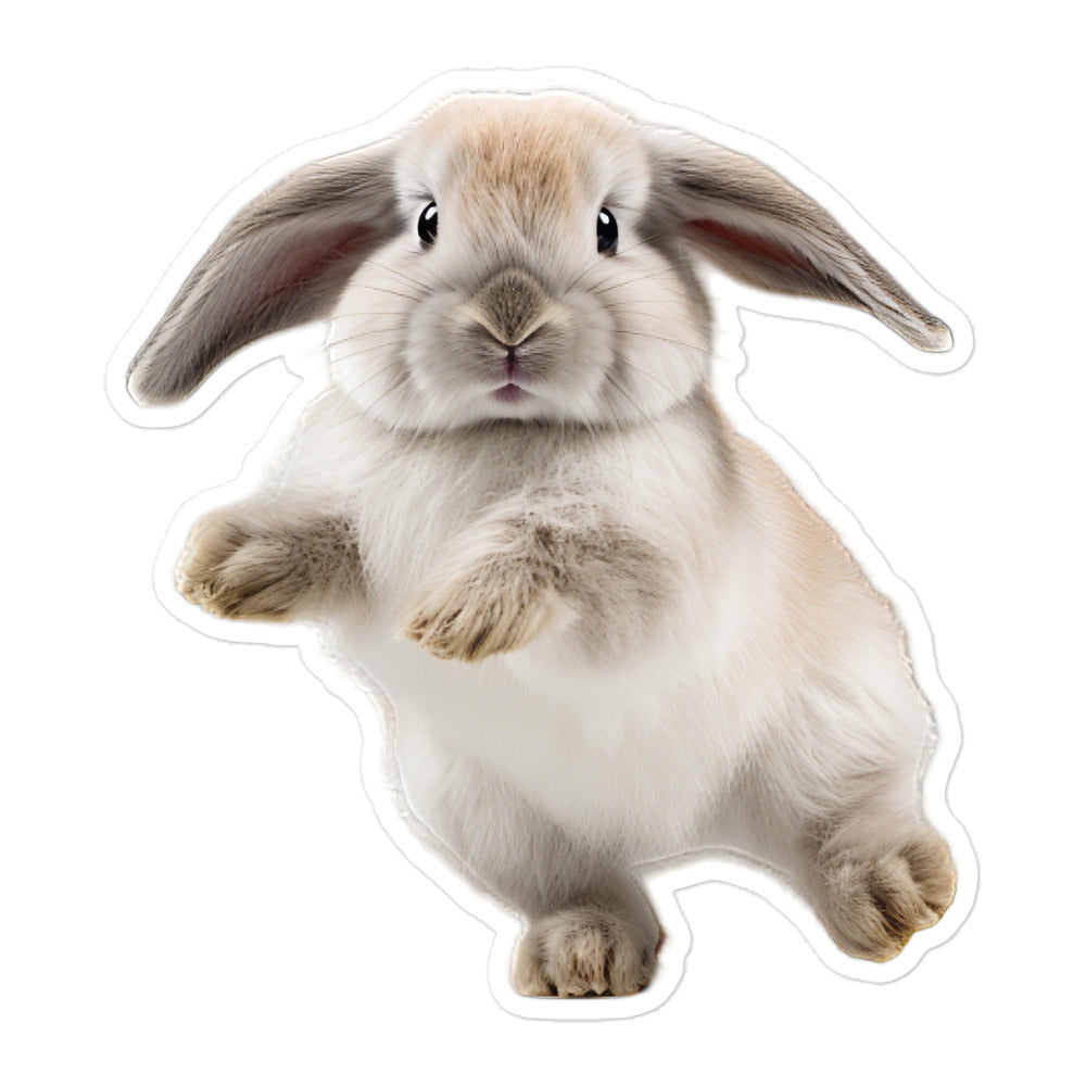 Holland Lop Bunny Sticker - Stickerfy.ai