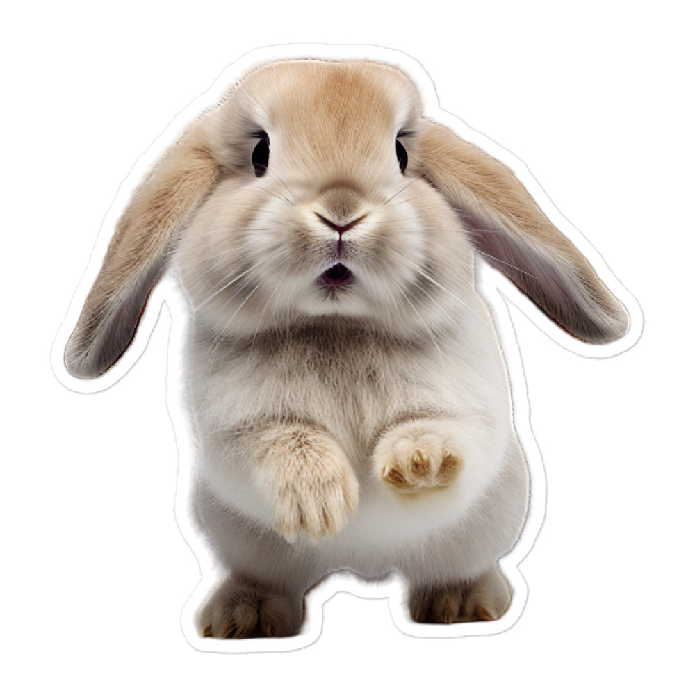 Holland Lop Bunny Sticker - Stickerfy.ai