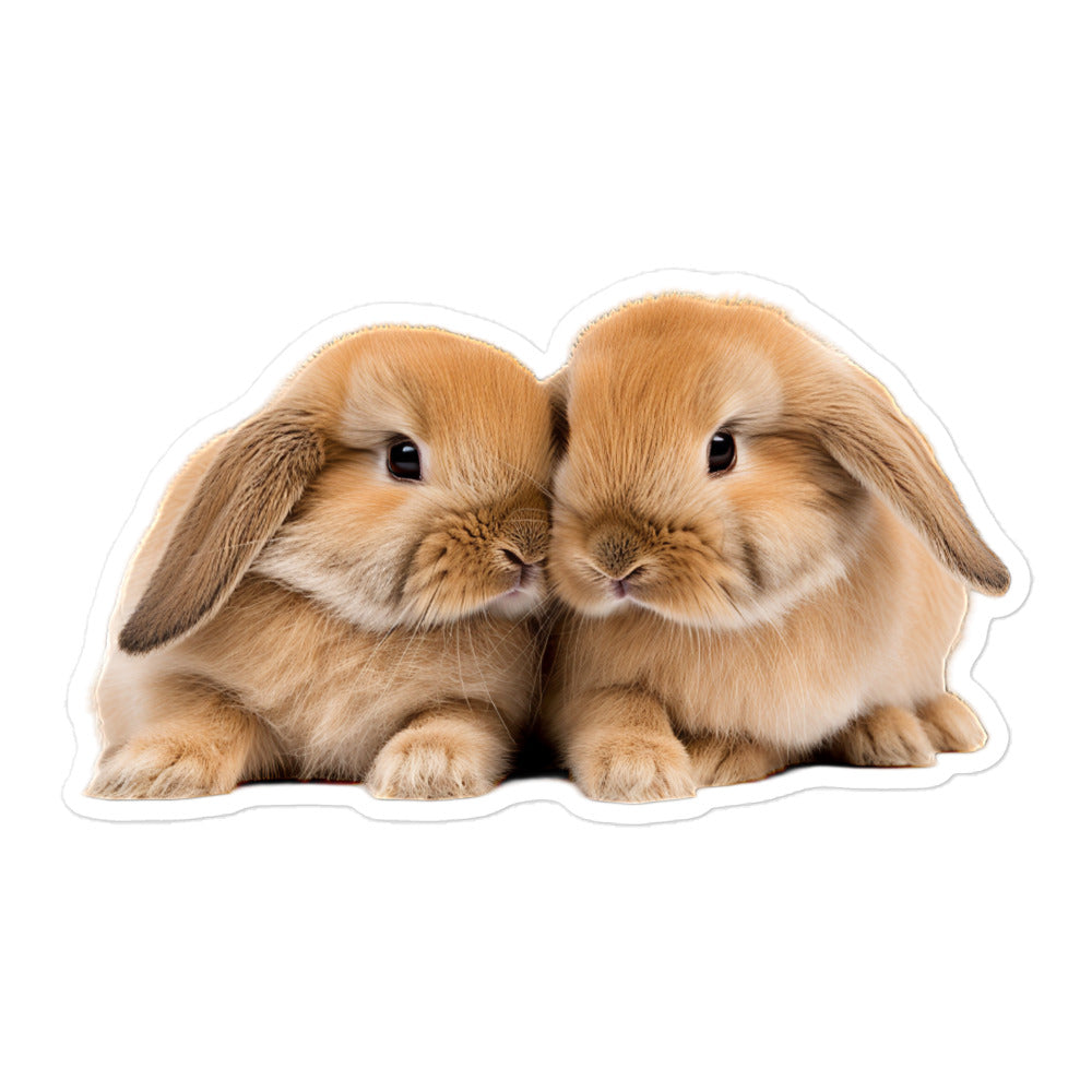 Holland Lop Bunny Sticker - Stickerfy.ai