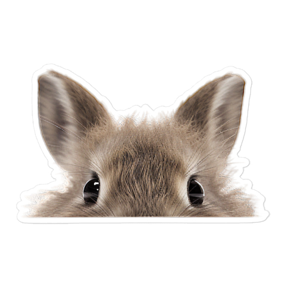 Jersey Wooly Bunny Sticker - Stickerfy.ai