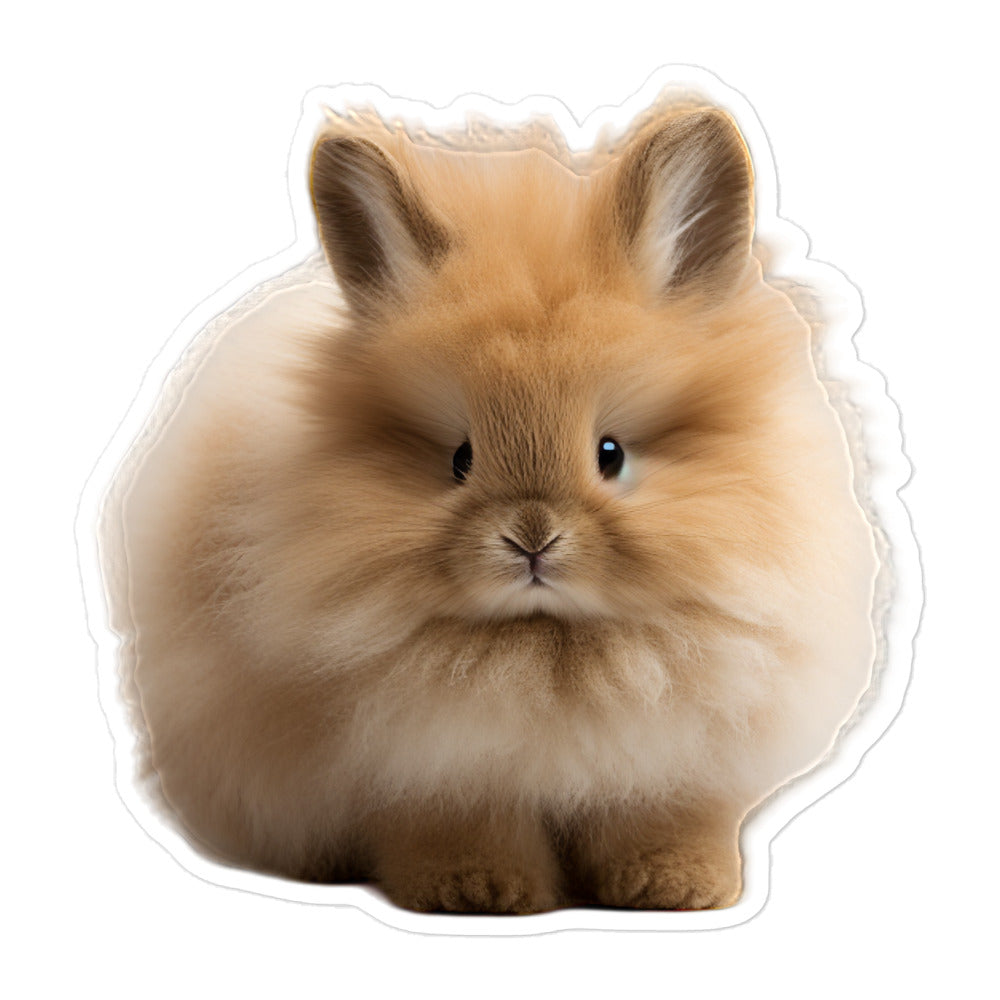 Jersey Wooly Bunny Sticker - Stickerfy.ai