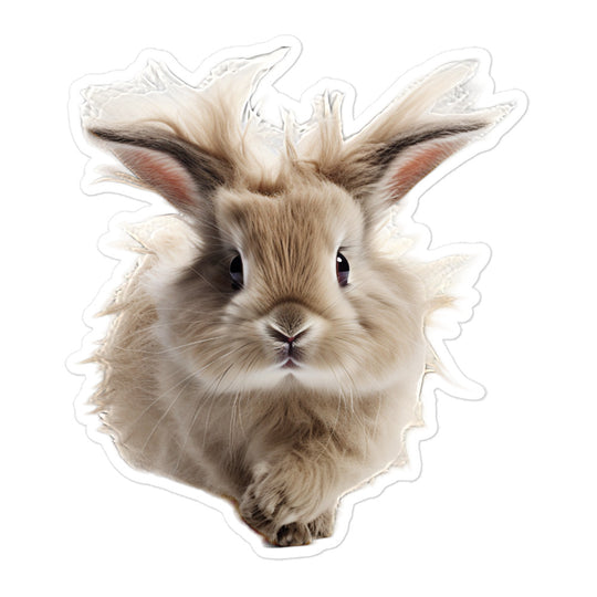 Jersey Wooly Bunny Sticker - Stickerfy.ai