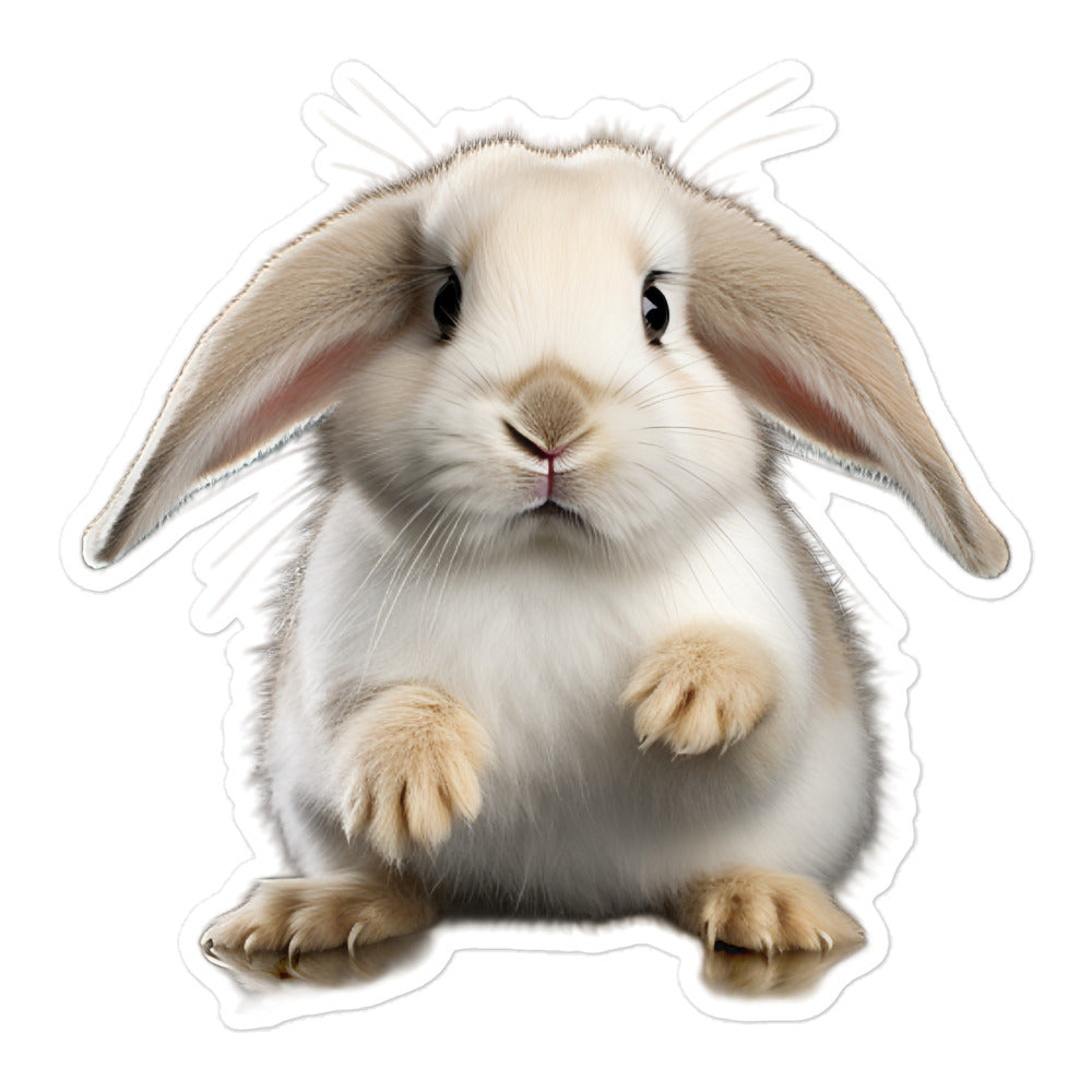 English Lop Bunny Sticker - Stickerfy.ai