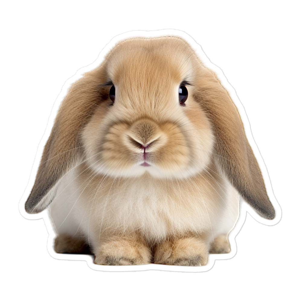 English Lop Bunny Sticker - Stickerfy.ai