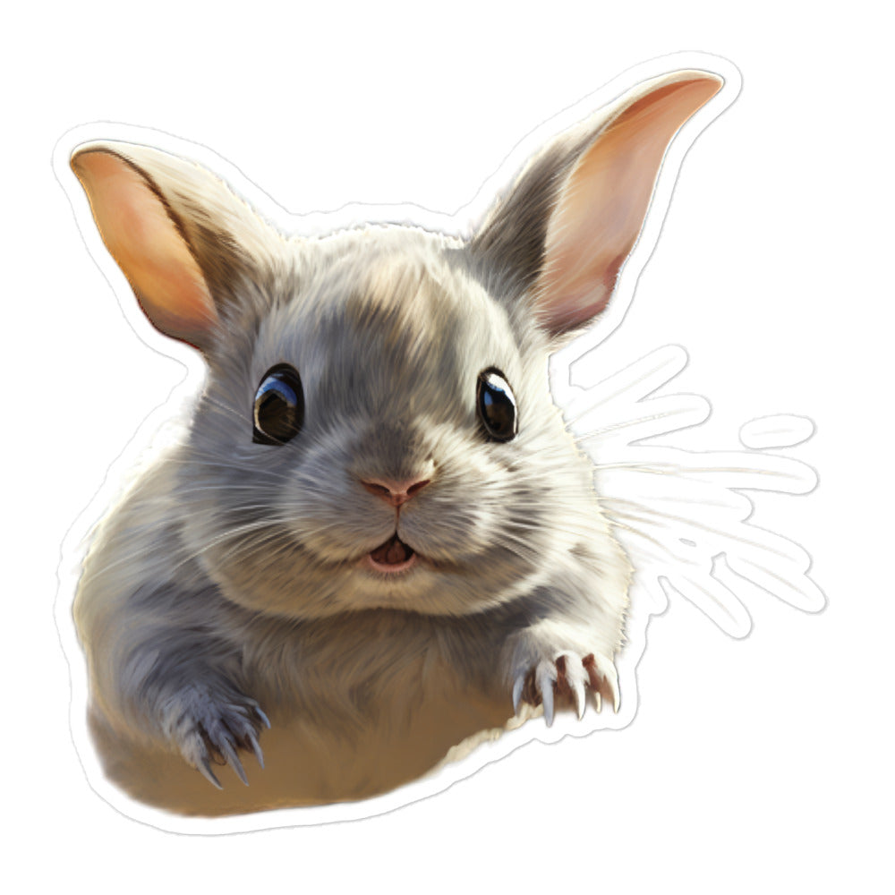 Chinchilla Bunny Sticker - Stickerfy.ai