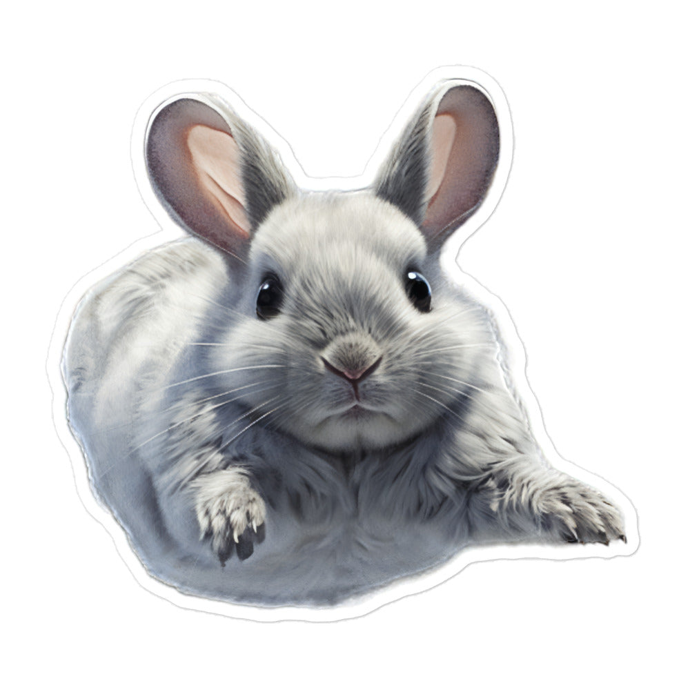 Chinchilla Bunny Sticker - Stickerfy.ai