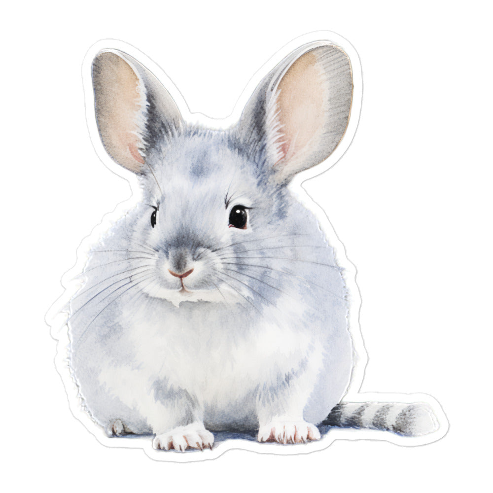 Chinchilla Bunny Sticker - Stickerfy.ai