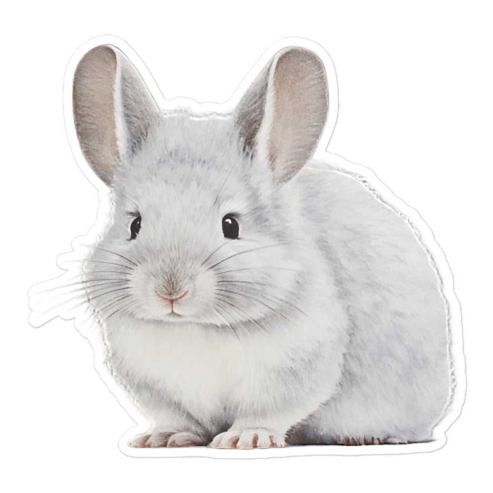 Chinchilla Bunny Sticker - Stickerfy.ai