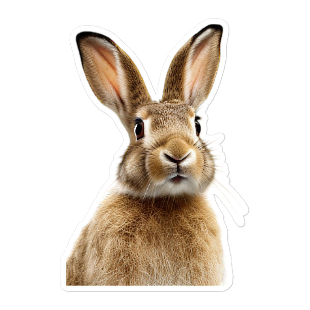 Belgian Hare Bunny Sticker - Stickerfy.ai