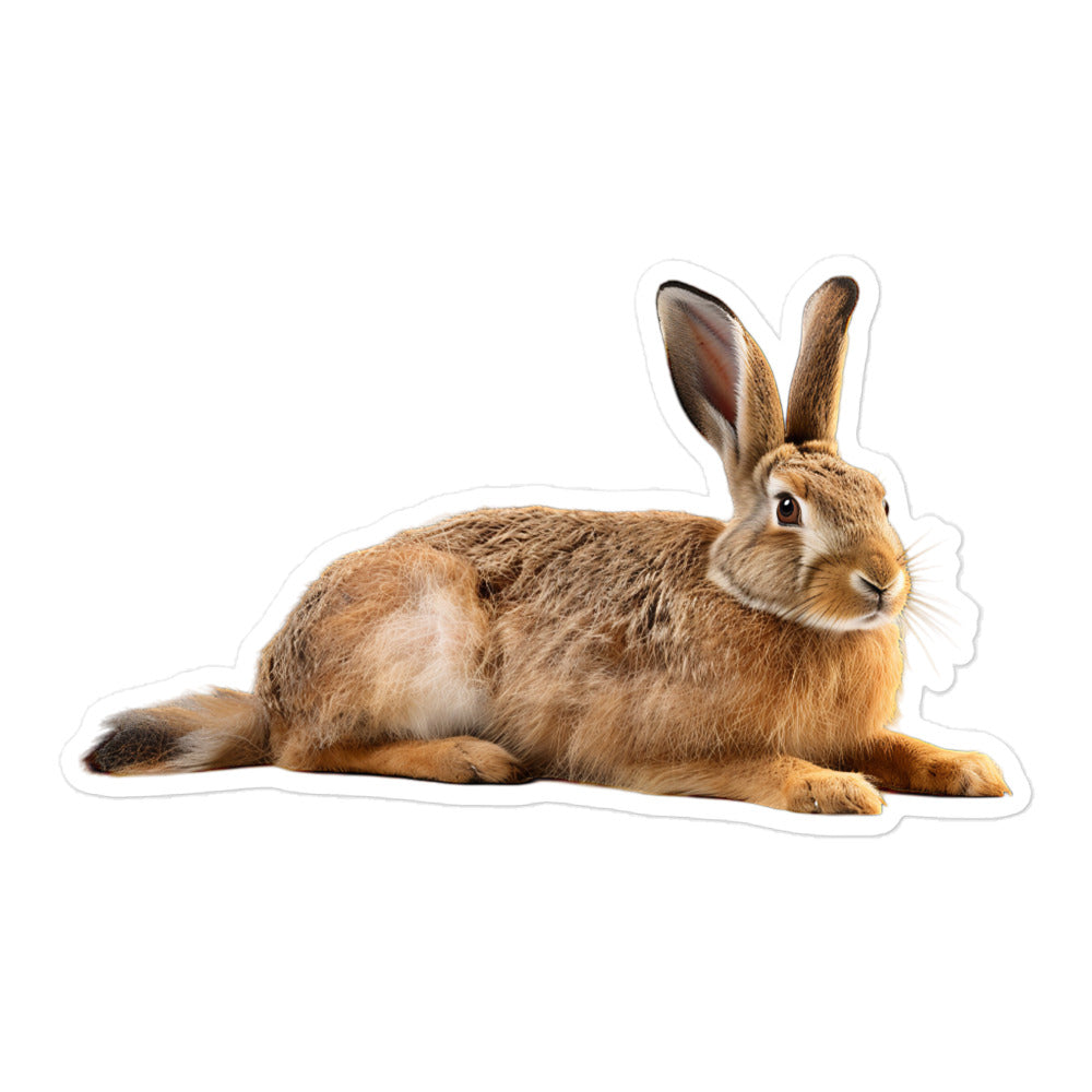 Belgian Hare Bunny Sticker - Stickerfy.ai