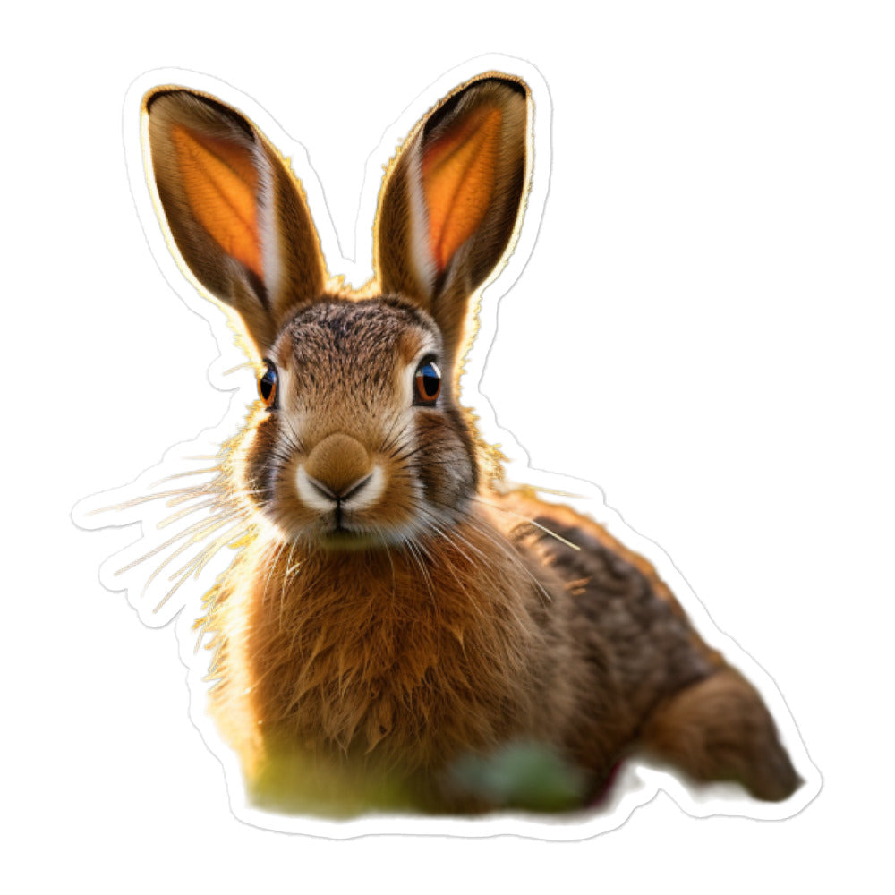 Belgian Hare Bunny Sticker - Stickerfy.ai