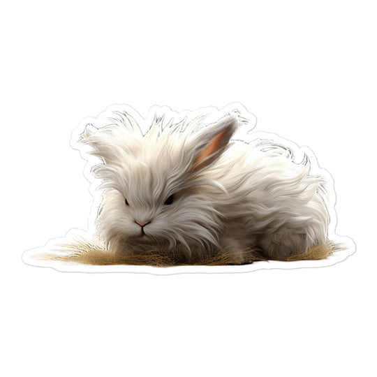 Lionhead Bunny Sticker - Stickerfy.ai