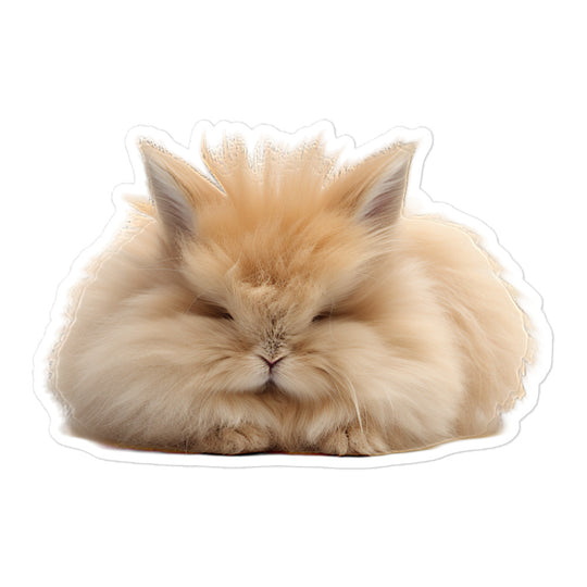 Lionhead Bunny Sticker - Stickerfy.ai