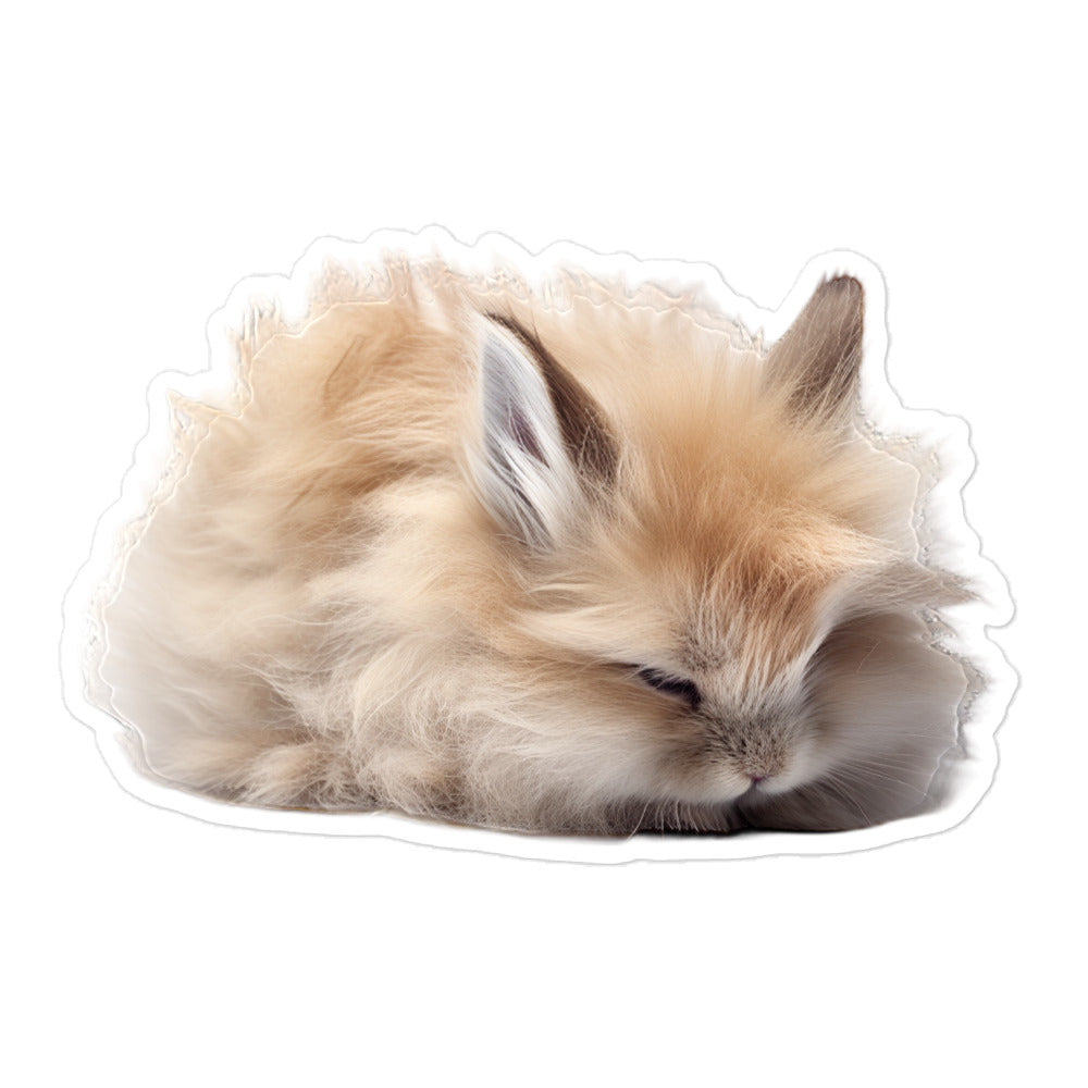 Lionhead Bunny Sticker - Stickerfy.ai
