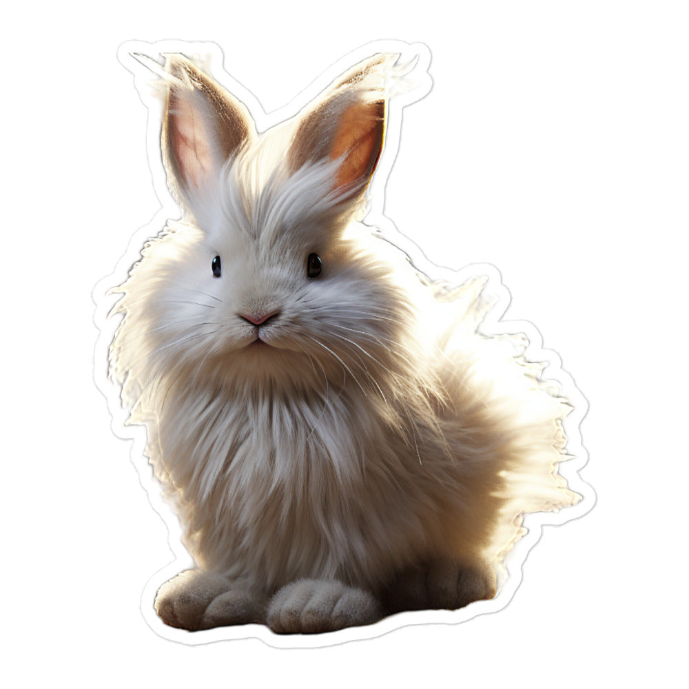 Lionhead Bunny Sticker - Stickerfy.ai