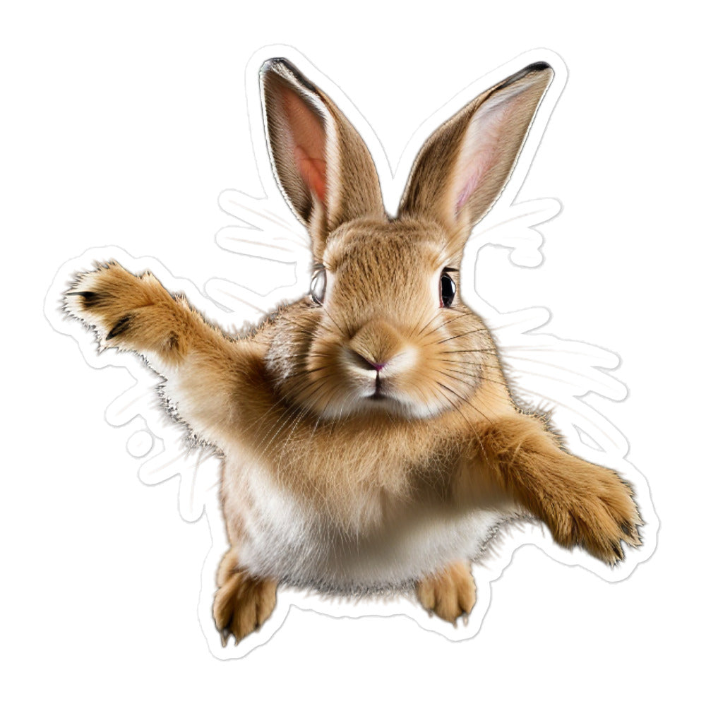 Flemish Giant Bunny Sticker - Stickerfy.ai