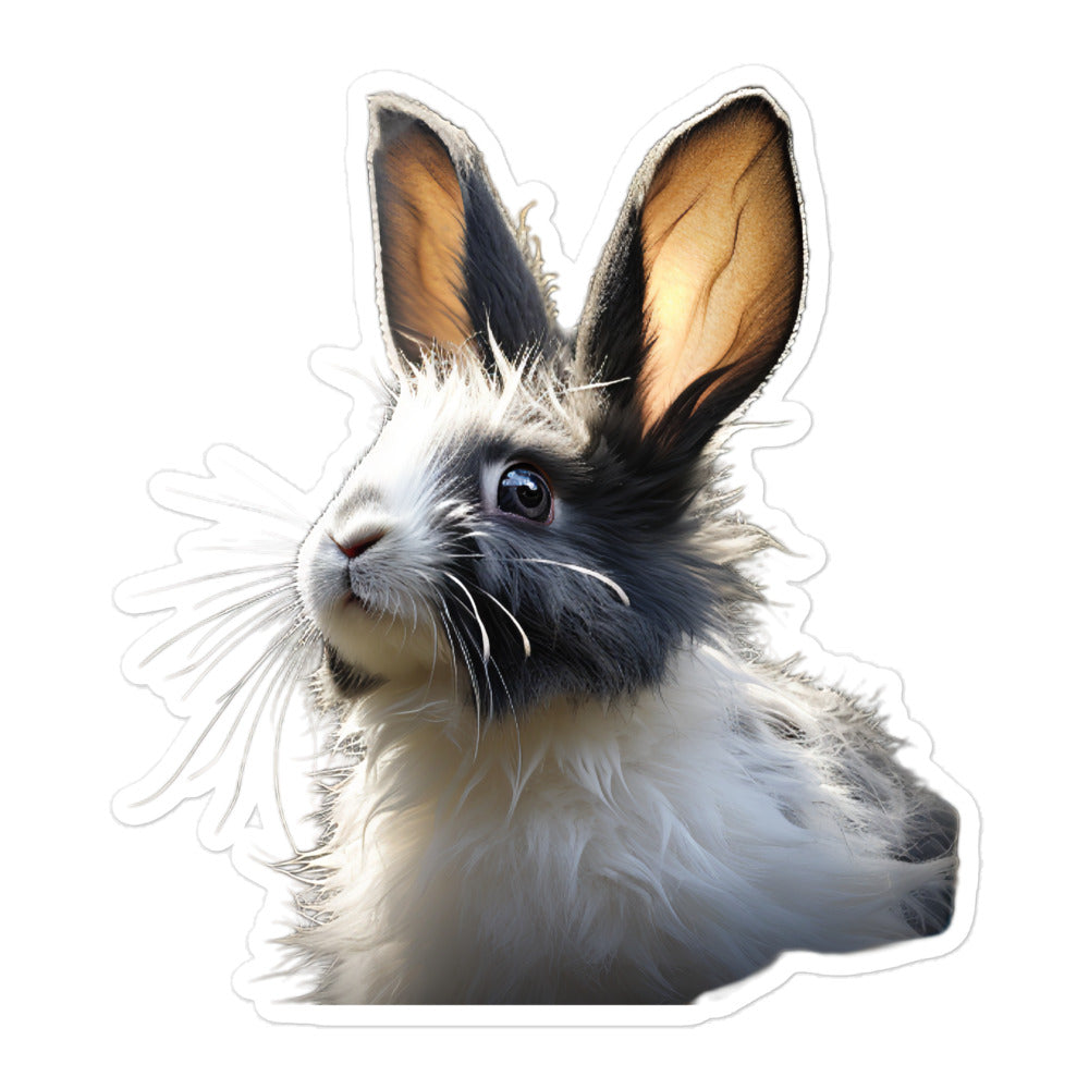 Harlequin Bunny Sticker - Stickerfy.ai