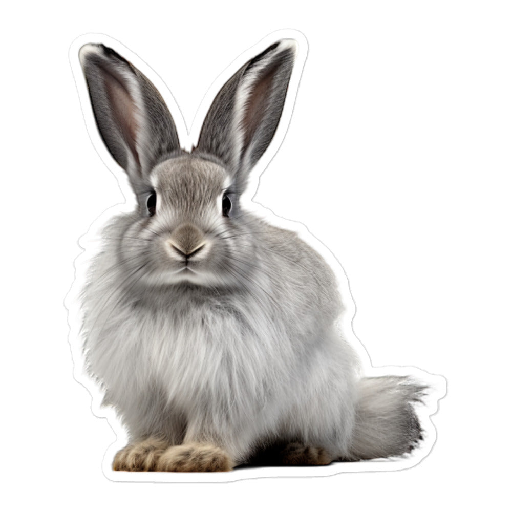 Silver Fox Bunny Sticker - Stickerfy.ai