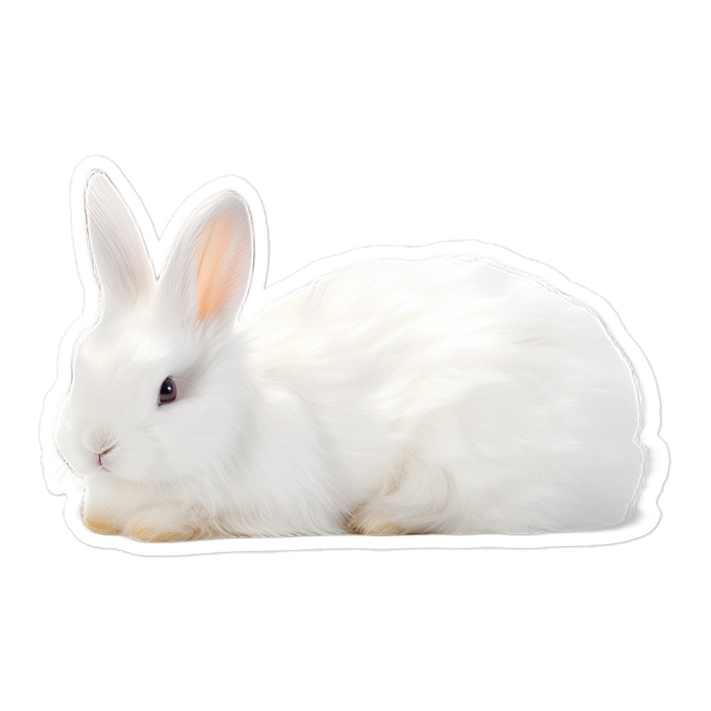 Mini Satin Bunny Sticker - Stickerfy.ai