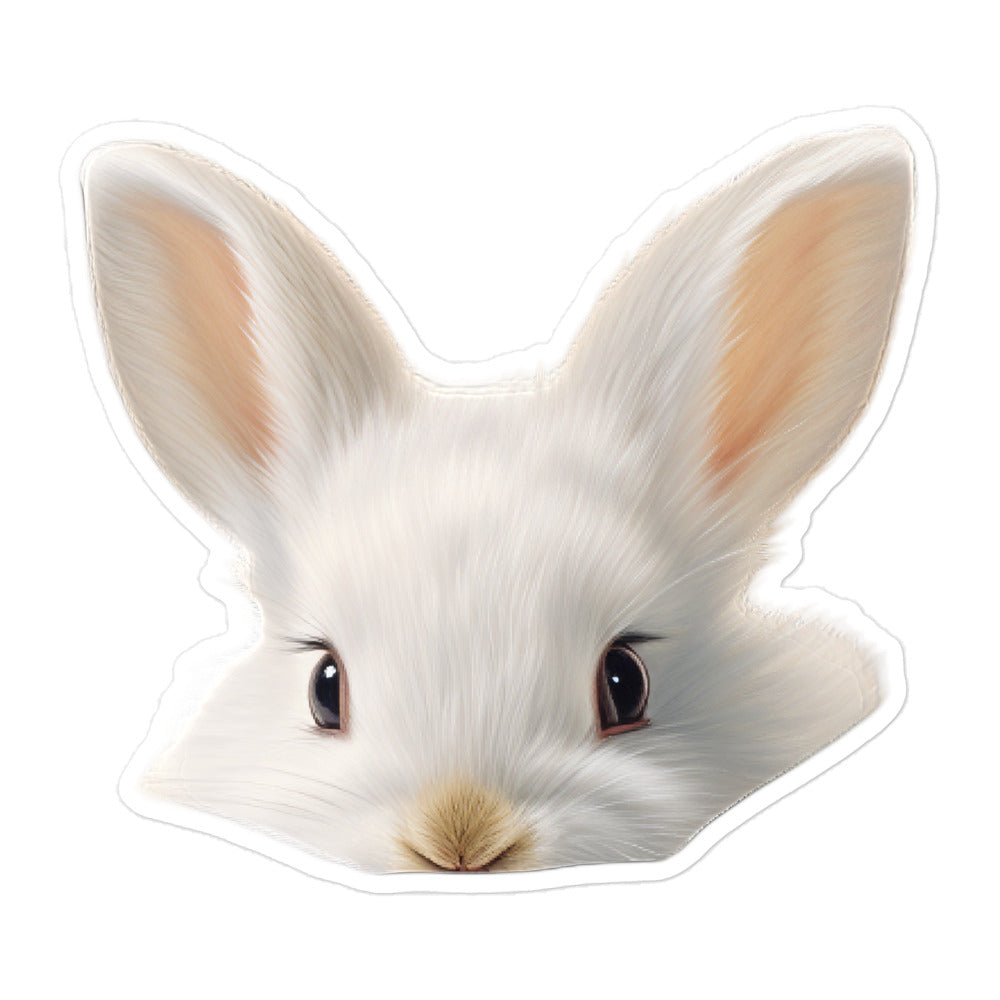 Mini Satin Bunny Sticker - Stickerfy.ai