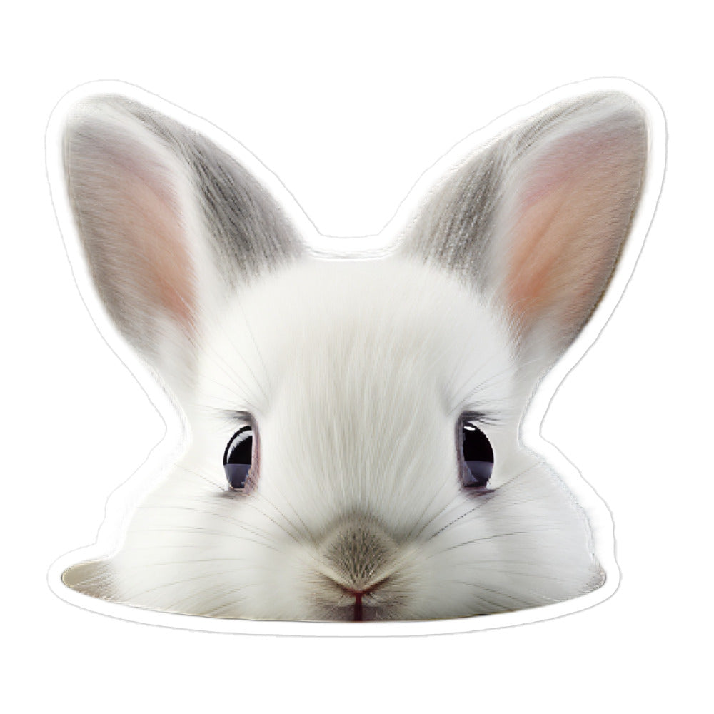 Mini Satin Bunny Sticker - Stickerfy.ai