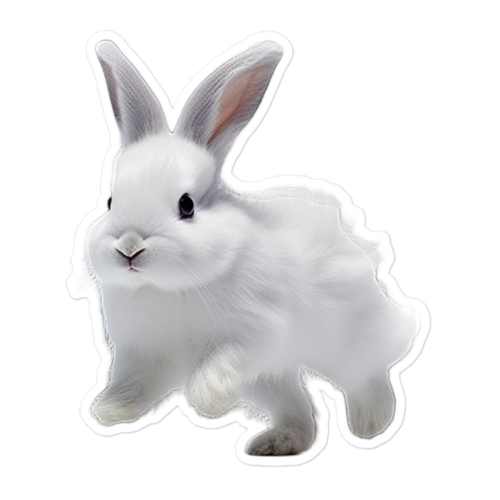 Mini Satin Bunny Sticker - Stickerfy.ai