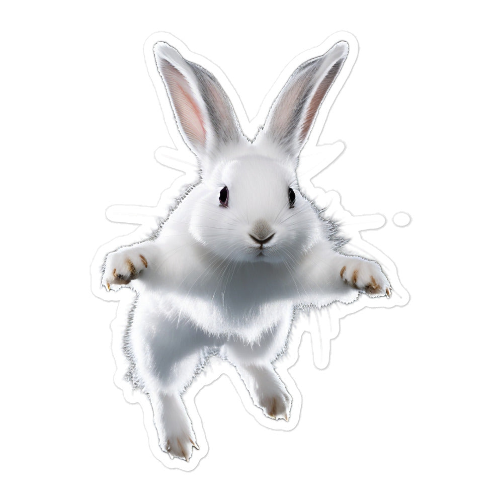 Mini Satin Bunny Sticker - Stickerfy.ai