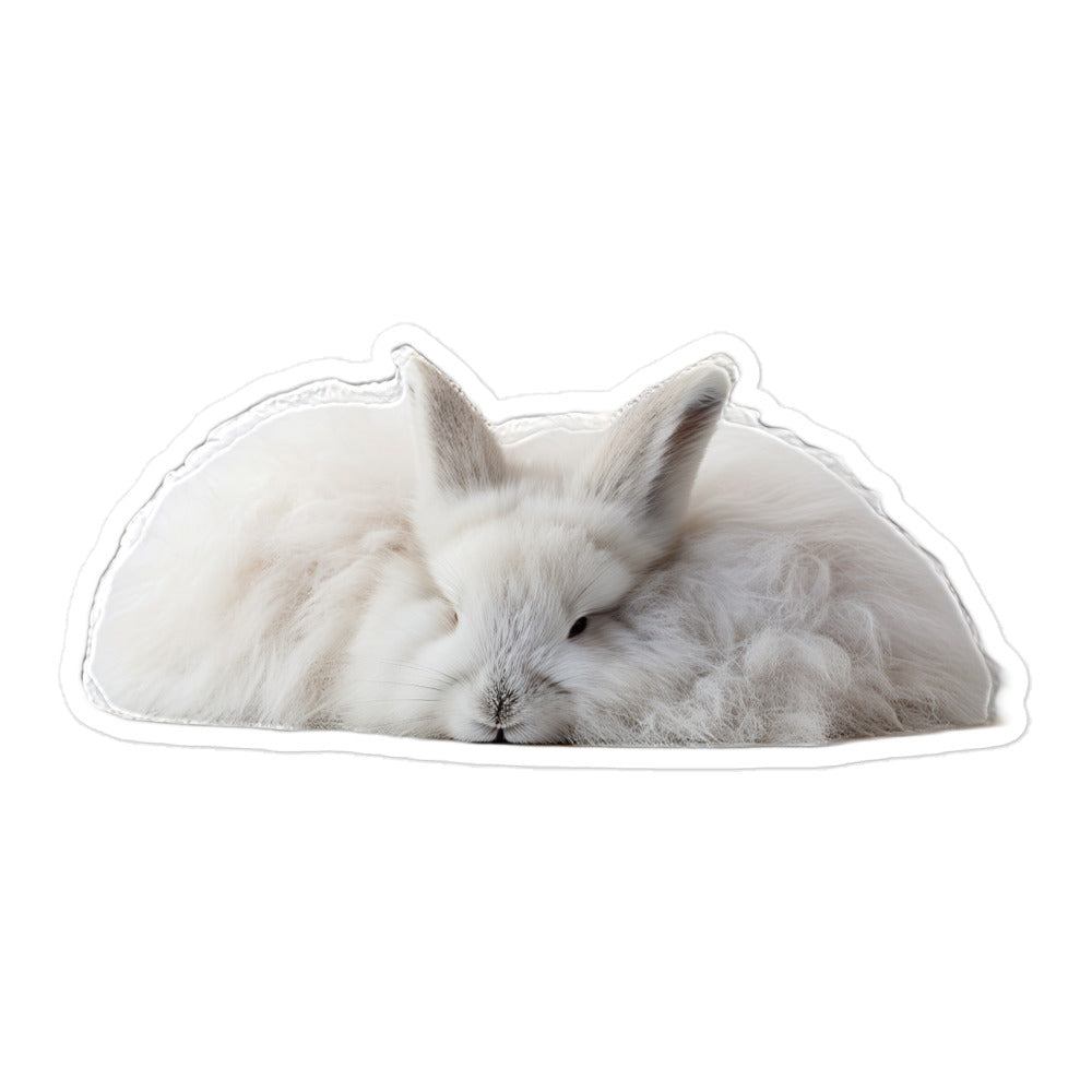 Jersey Wooly Bunny Sticker - Stickerfy.ai