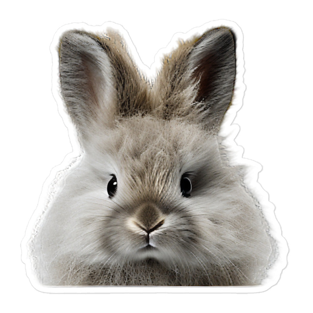 Jersey Wooly Bunny Sticker - Stickerfy.ai