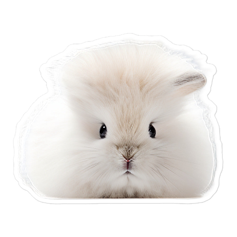 Jersey Wooly Bunny Sticker - Stickerfy.ai