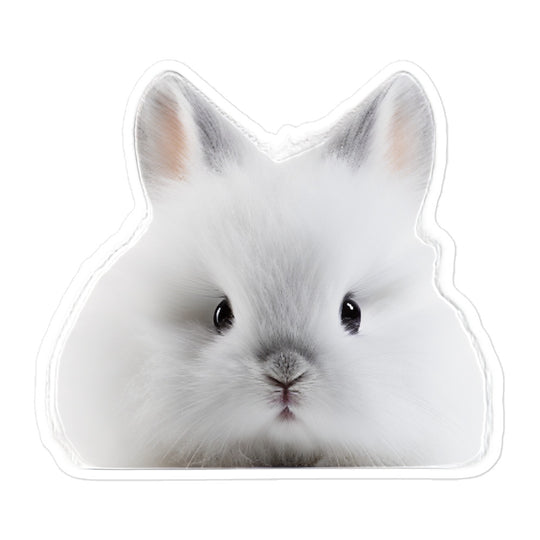 Jersey Wooly Bunny Sticker - Stickerfy.ai