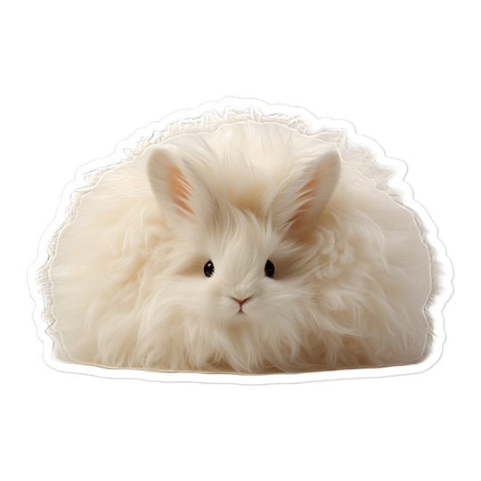 Jersey Wooly Bunny Sticker - Stickerfy.ai