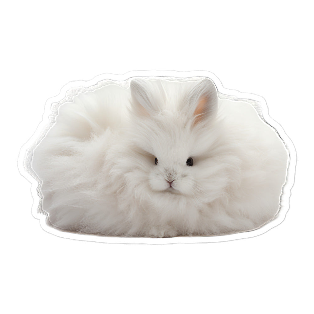 Jersey Wooly Bunny Sticker - Stickerfy.ai