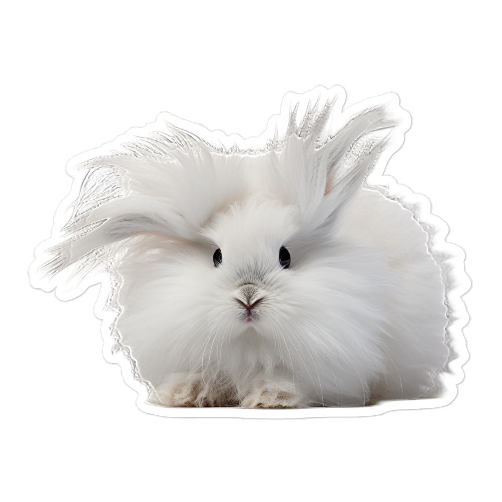 Jersey Wooly Bunny Sticker - Stickerfy.ai