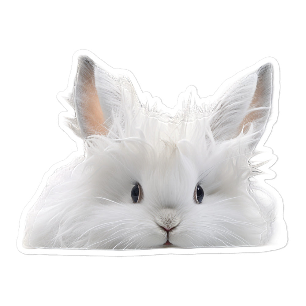 Jersey Wooly Bunny Sticker - Stickerfy.ai