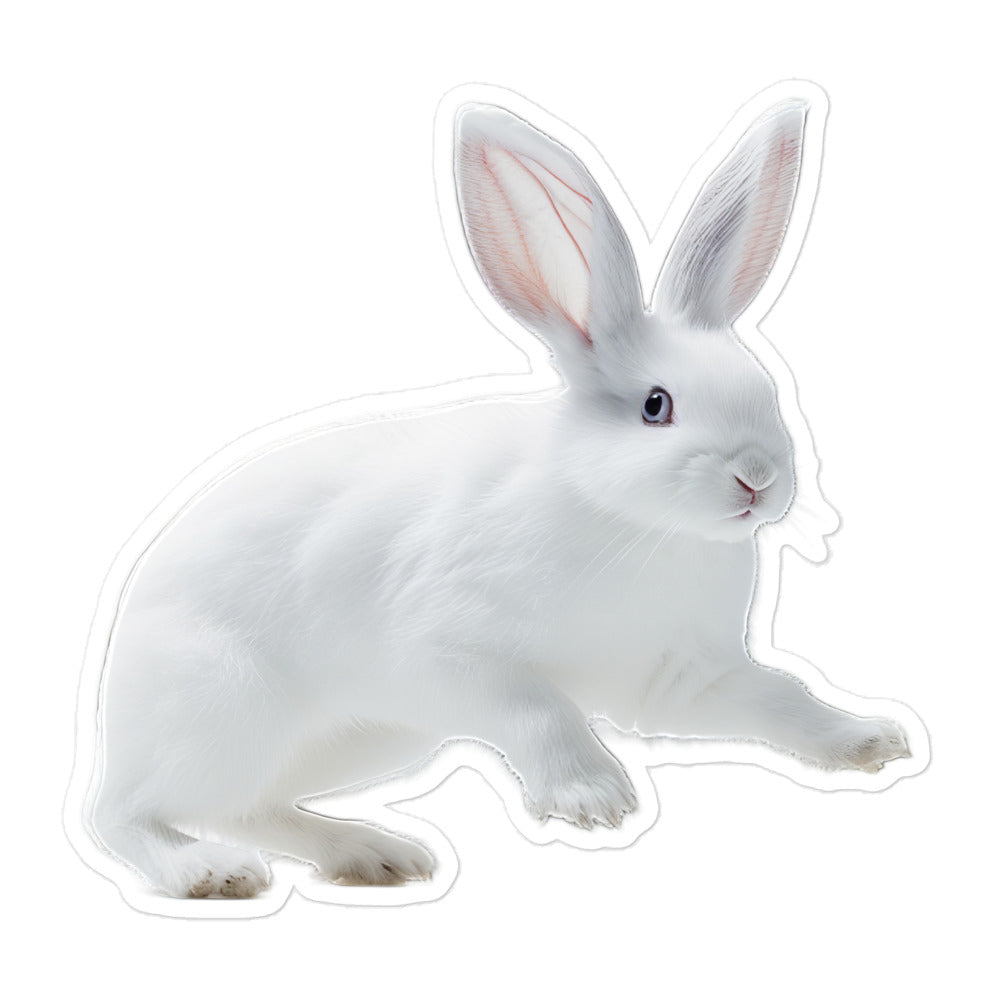 Florida White Bunny Sticker - Stickerfy.ai