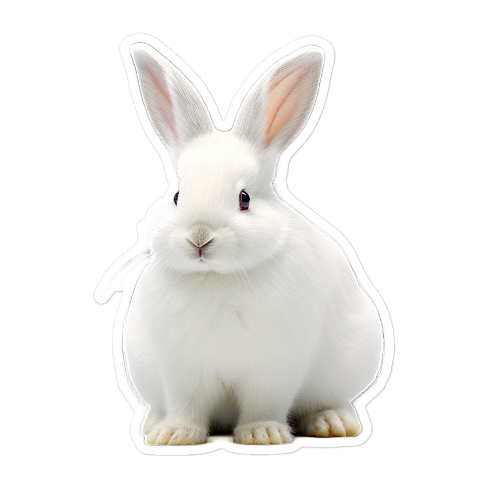 Florida White Bunny Sticker - Stickerfy.ai