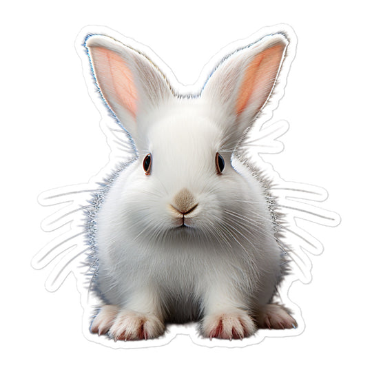 Florida White Bunny Sticker - Stickerfy.ai