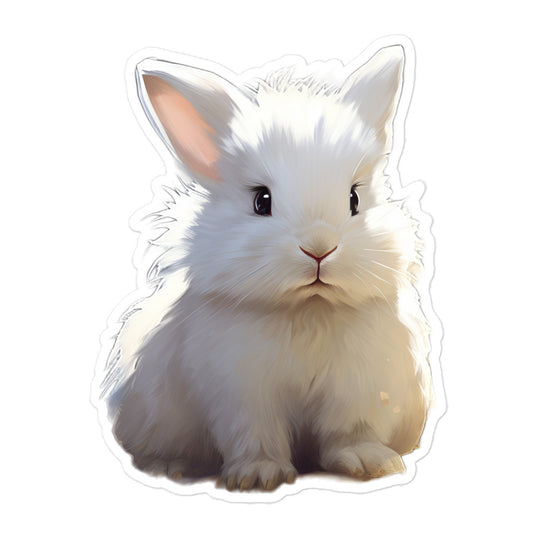 Dwarf Hotot Bunny Sticker - Stickerfy.ai