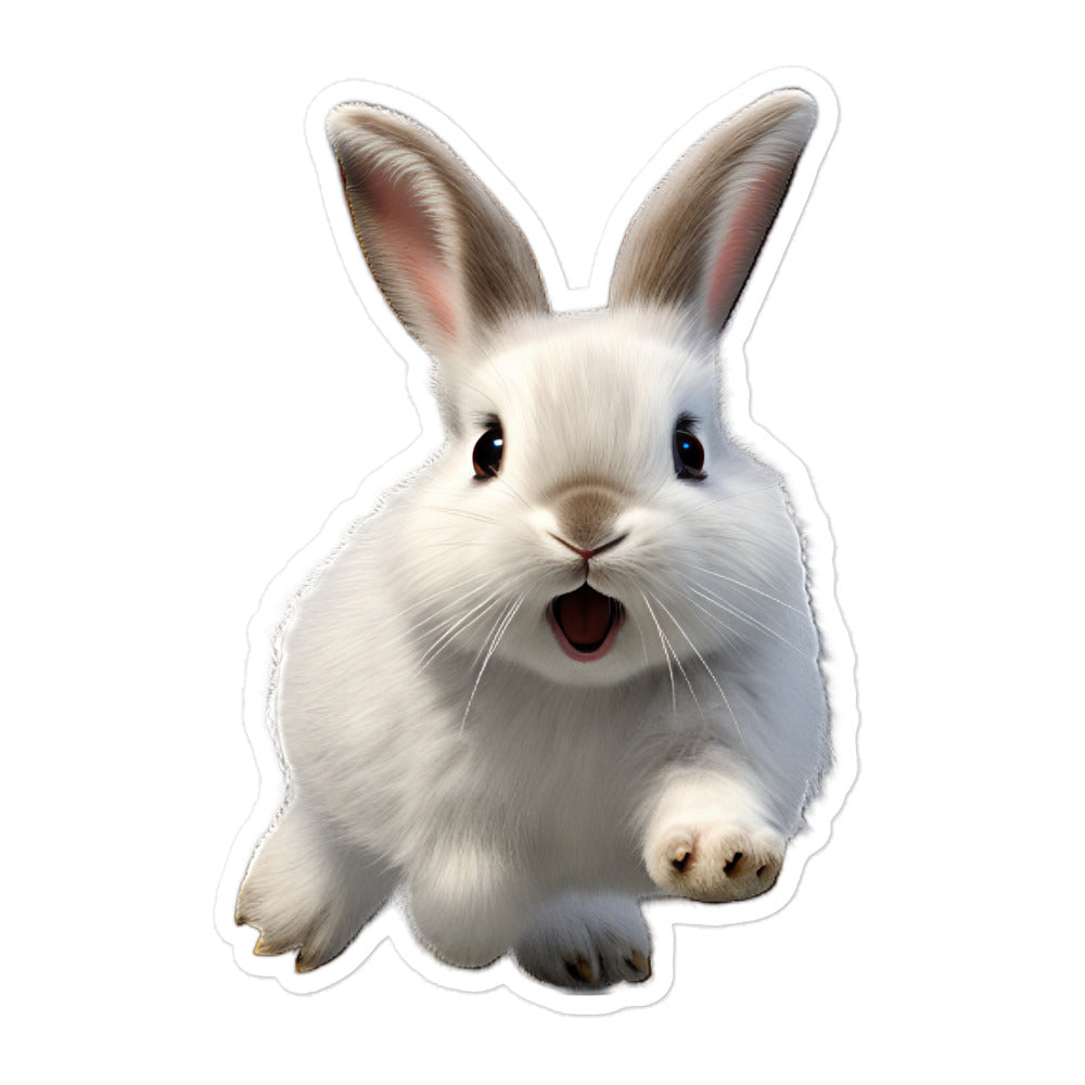 Dwarf Hotot Bunny Sticker - Stickerfy.ai