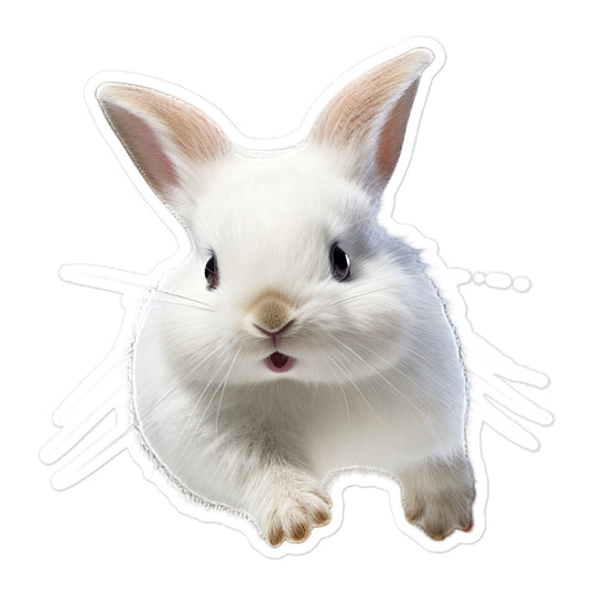 Dwarf Hotot Bunny Sticker - Stickerfy.ai