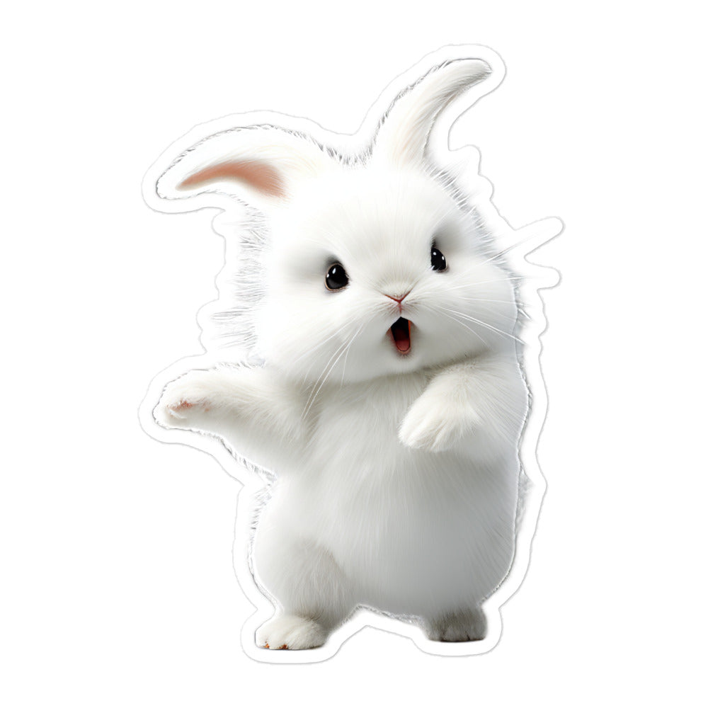 Dwarf Hotot Bunny Sticker - Stickerfy.ai